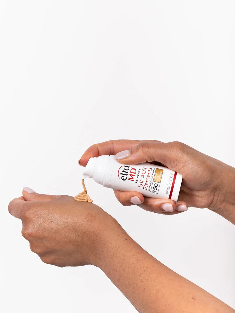 واقي الشمس يو في AOX لمقاومة الشيخوخة مع لون