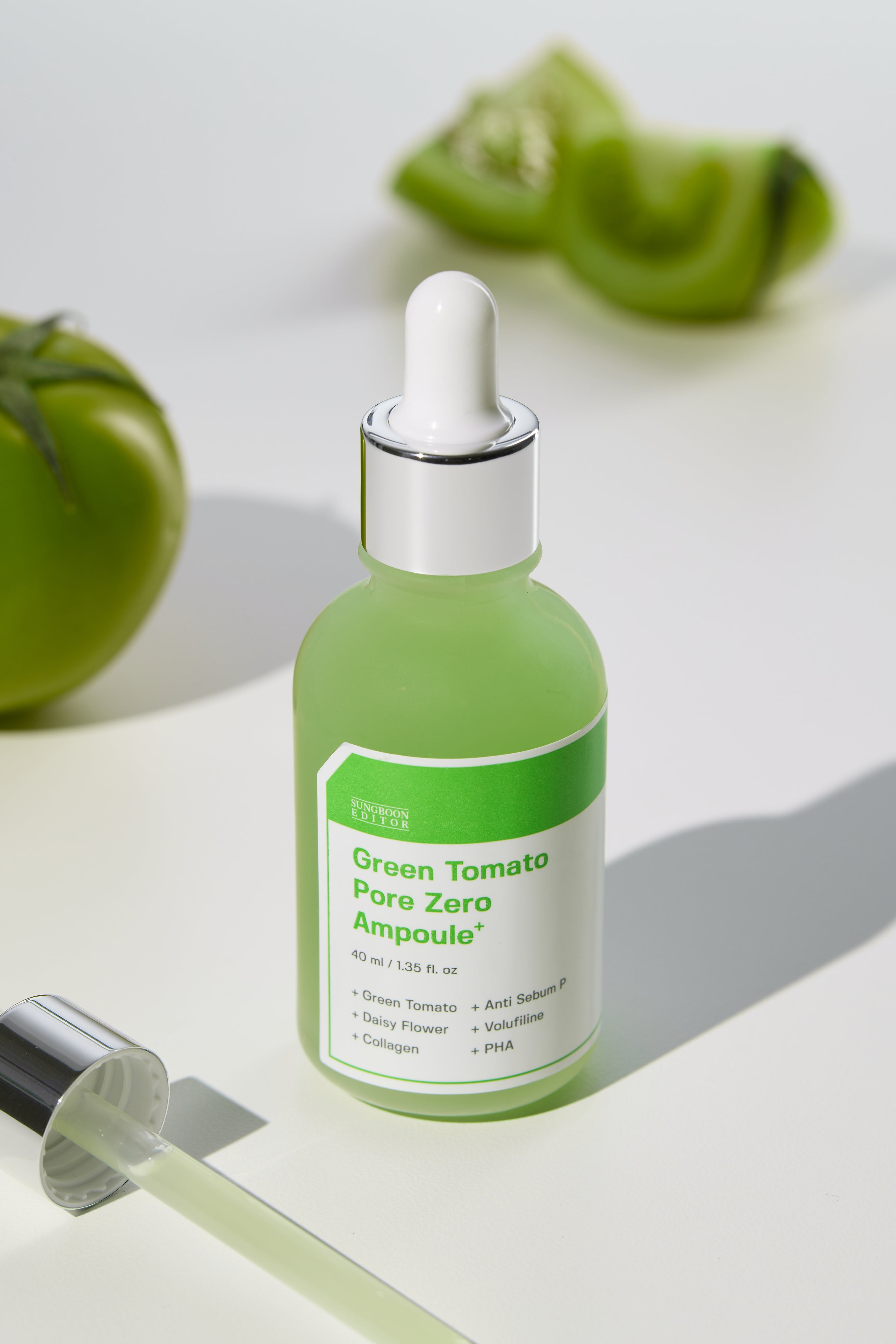 سيروم الطماطم الخضراء لتقليل المسام