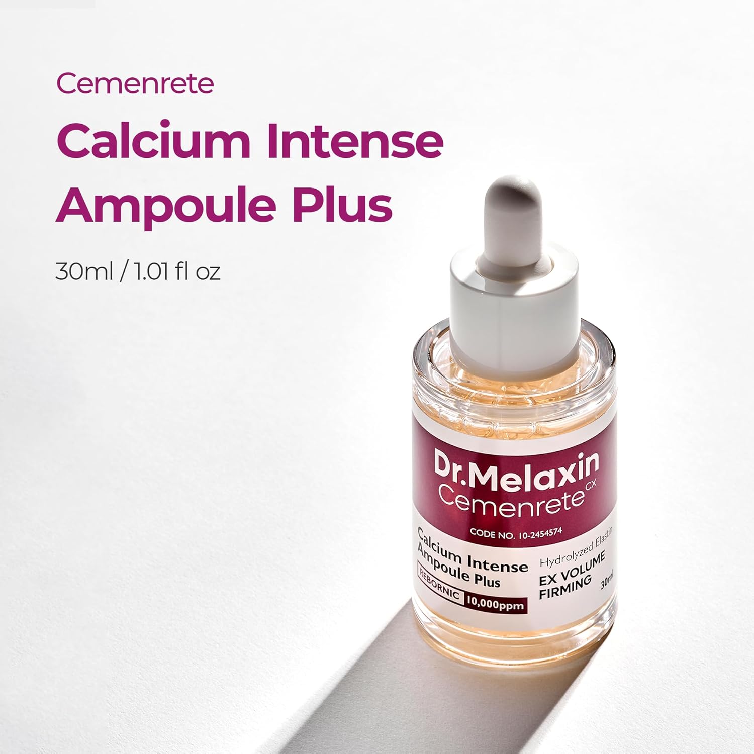 أمبولة الكالسيوم بلس تقوي البشرة وتزيد كثافتها - Cemenrete Calcium Intense Ampoule Plus 30ml