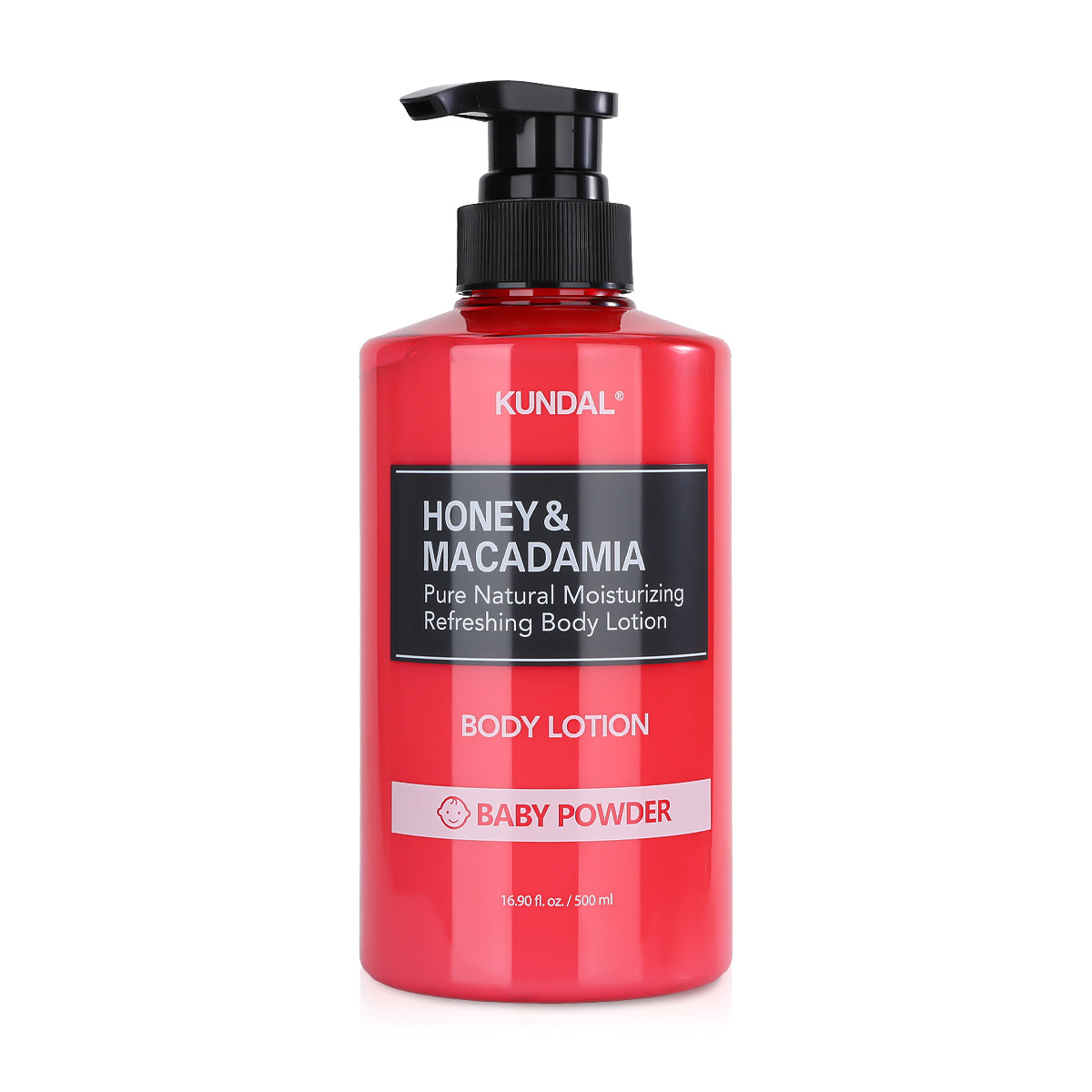HONEY & MACADAMIA PURE BODY LOTION BABY POWDER 500ml - مرطب جسم بالعسل والمكاديميا – بيبي باودر 500 مل