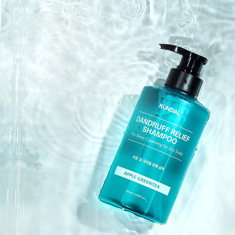 DANDRUFF SHAMPOO APPLE GREEN TEA 500ml - شامبو مضاد للقشرة – تفاح بالشاي الأخضر 500 مل