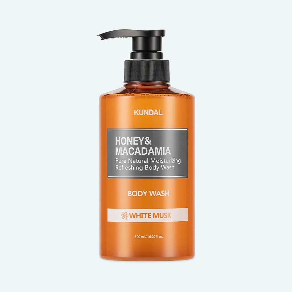 HONEY & MACADAMIA PURE BODY WASH WHITE MUSK 500ml - غسول جسم بالعسل والمكاديميا – وايت مسك 500 مل