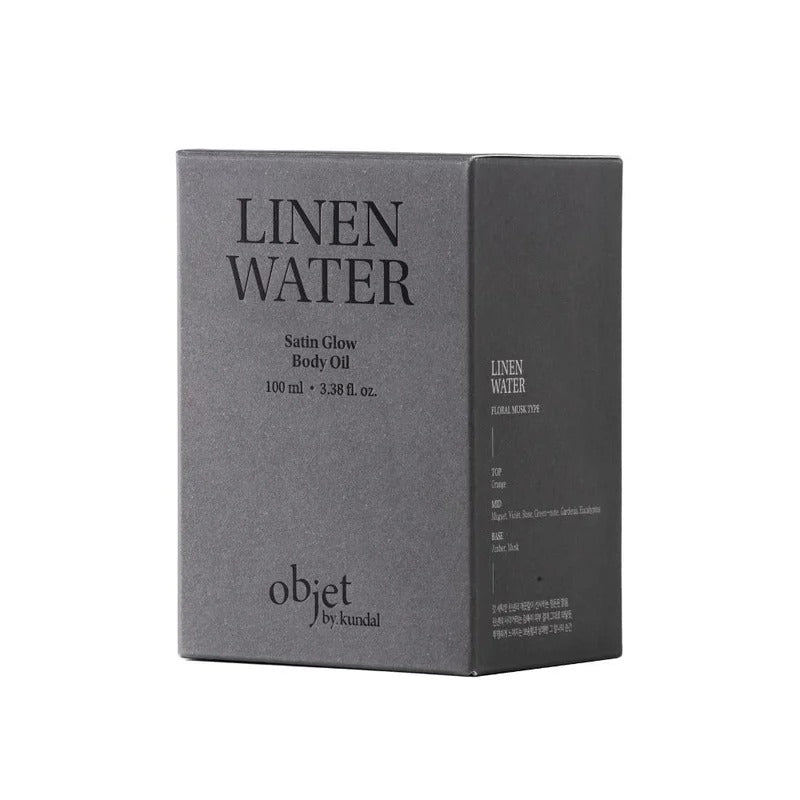 Satin Glow Body Oil Linen Water 100ml - زيت جسم ساتين جلو – لينين ووتر 100 مل