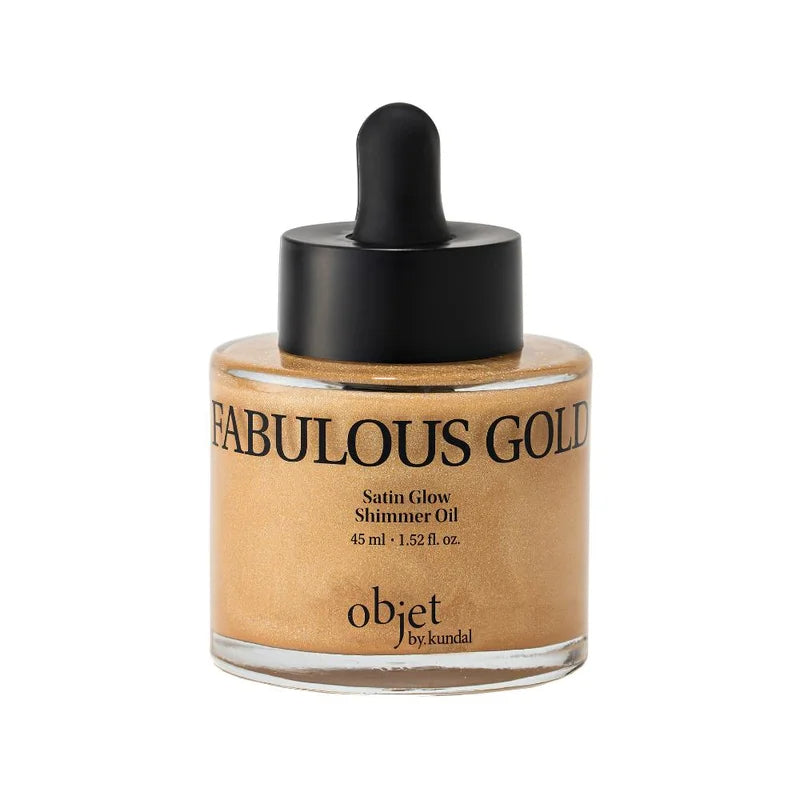 Satin Glow Shimmer Oil Fabulous Gold 45ml - زيت جسم لامع ساتين جلو – فابيولس جولد 45 مل