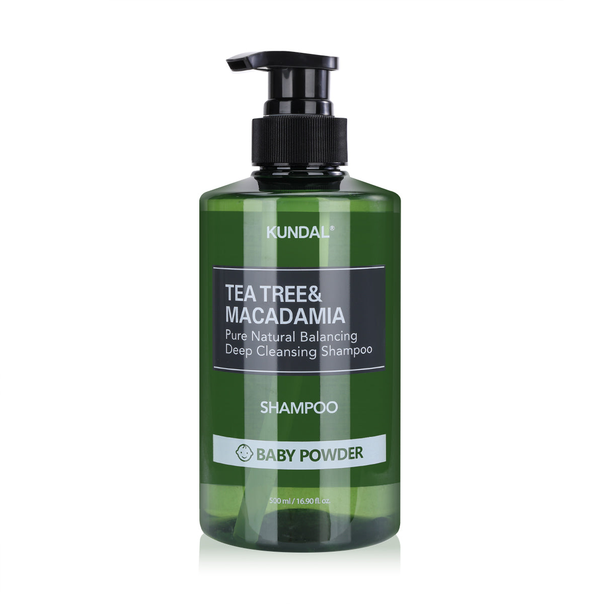 TEA TREE & MACADAMIA DEEP CLEANSING SHAMPOO BABY POWDER 500ml - شامبو التنظيف العميق بشجرة الشاي والمكاديميا – بيبي باودر 500 مل
