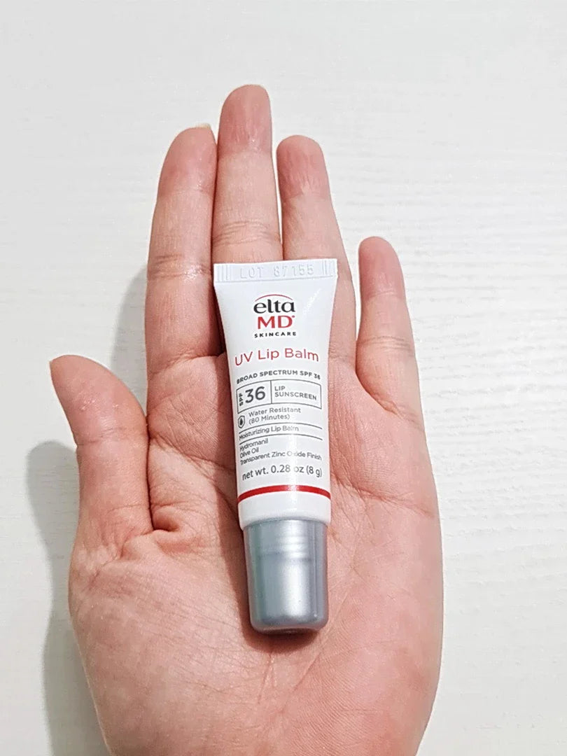 UV lip balm with broad spectrum protection spf 36