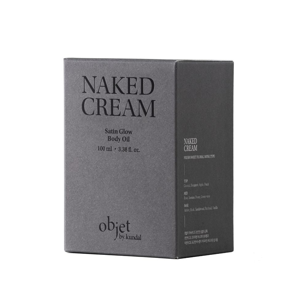 Satin Glow Body Oil Naked Cream 100ml - زيت جسم ساتين جلو – نيكد كريم 100 مل